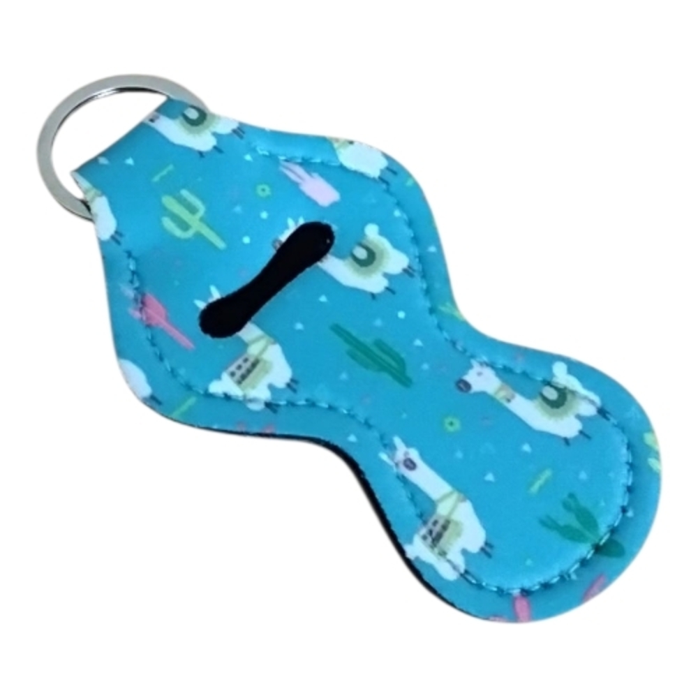 Cactus Llama Print Key Holder
